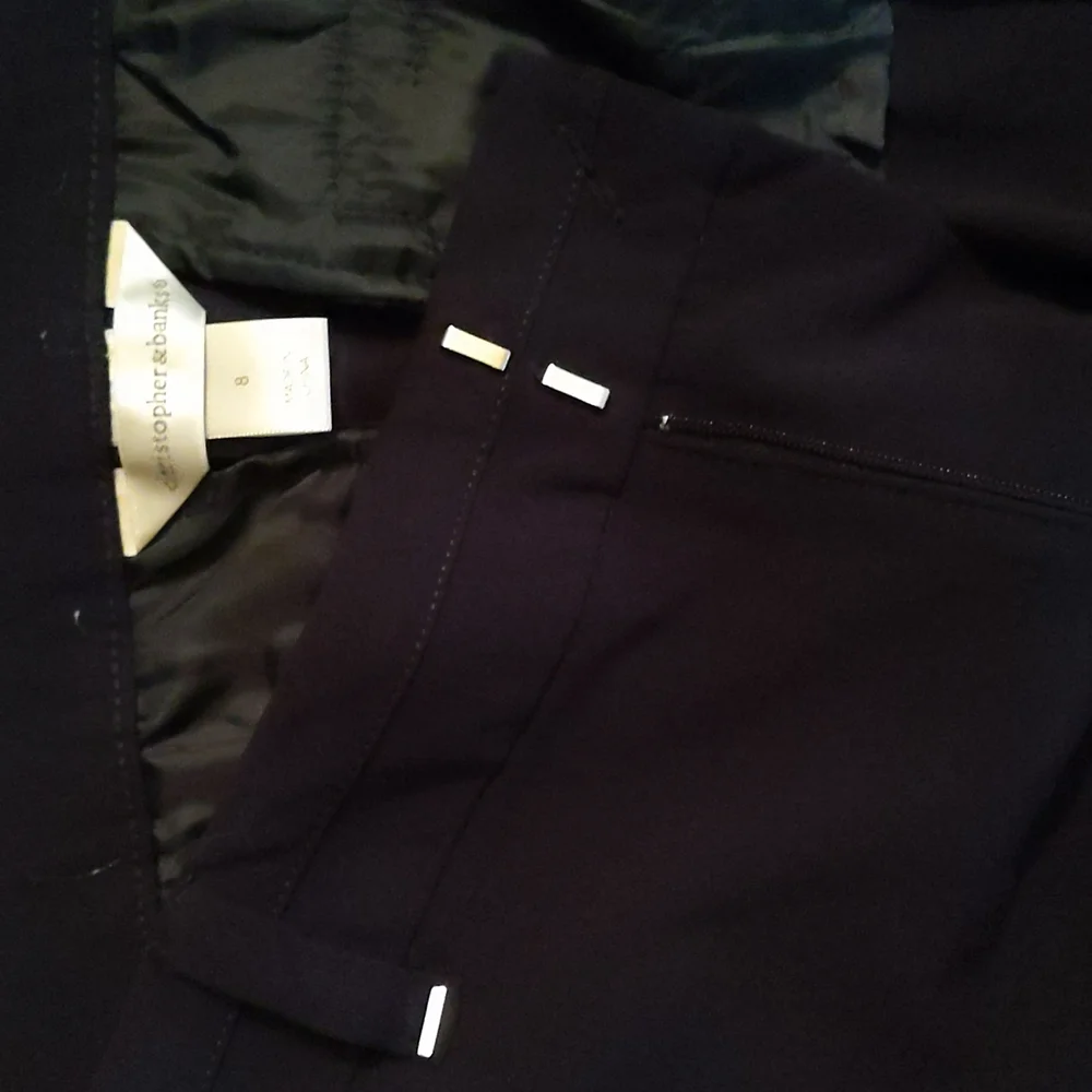 Christopher Banks Navy Slacks - Picture 2 of 4